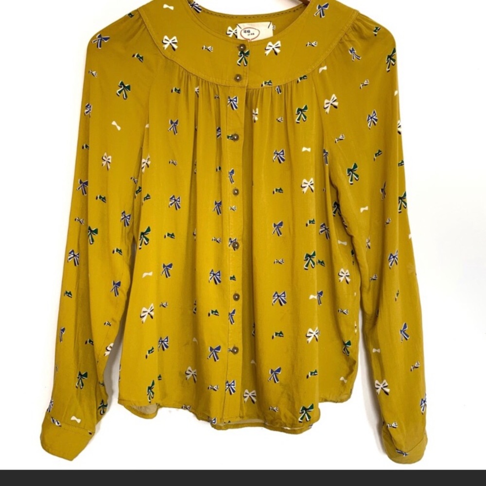 Anthropologie 26 of 52 Conversations Colloquial Bow Top